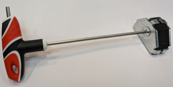 YATO 371305574 092 1 Ключ шестигранный, HEX-4, с Т-образной рукояткой, сплав S2 с закалкой до прочности 58-62 HRC, трёхцветная ручка из пластмассы и резины